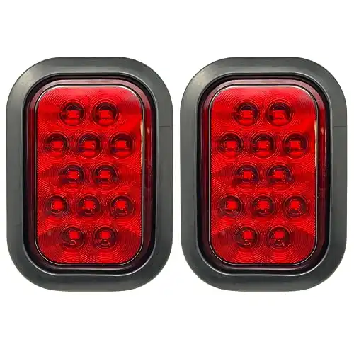 All Star Truck Parts 5x3 12 LED Stop Light