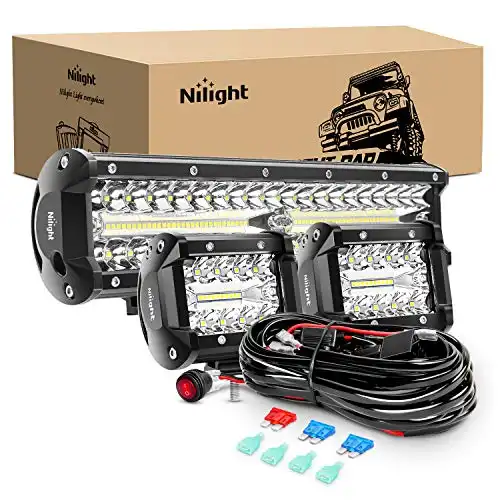 Nilight LED Light Bar and Pods