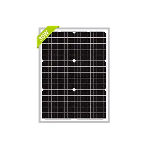 Newpowa 30W 24V Monocrystalline Solar Panel