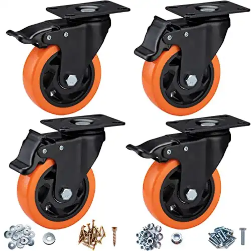 ASRINIEY Heavy Duty Casters 4